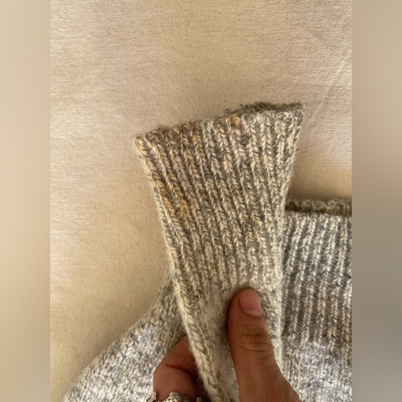 Fieldmaster Ragg Wool Sweater with Red Stripe Vintage Outdoors Womens Large - Picture 3 of 8